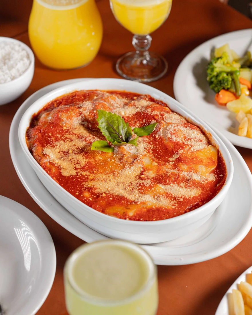Filé à Parmegiana — foto do cardápio Ki-Mukeka